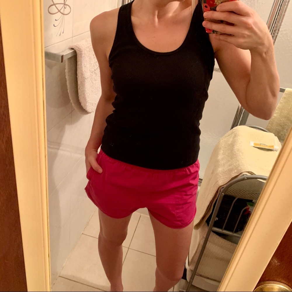 Vintage L.L.Bean 100% Cotton Shorts Hot Pink